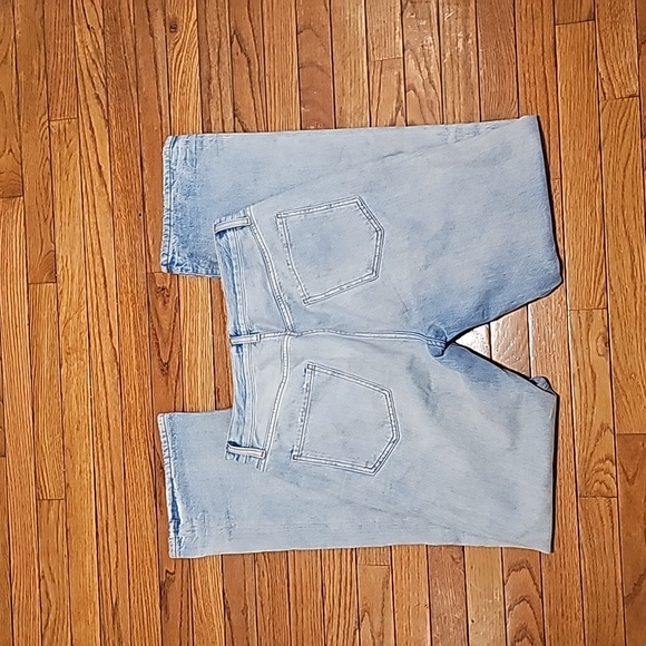 FRAME Le Jane Distressed High Rise Wide Leg Jeans in Winslow 30 - Picture 10 of 16